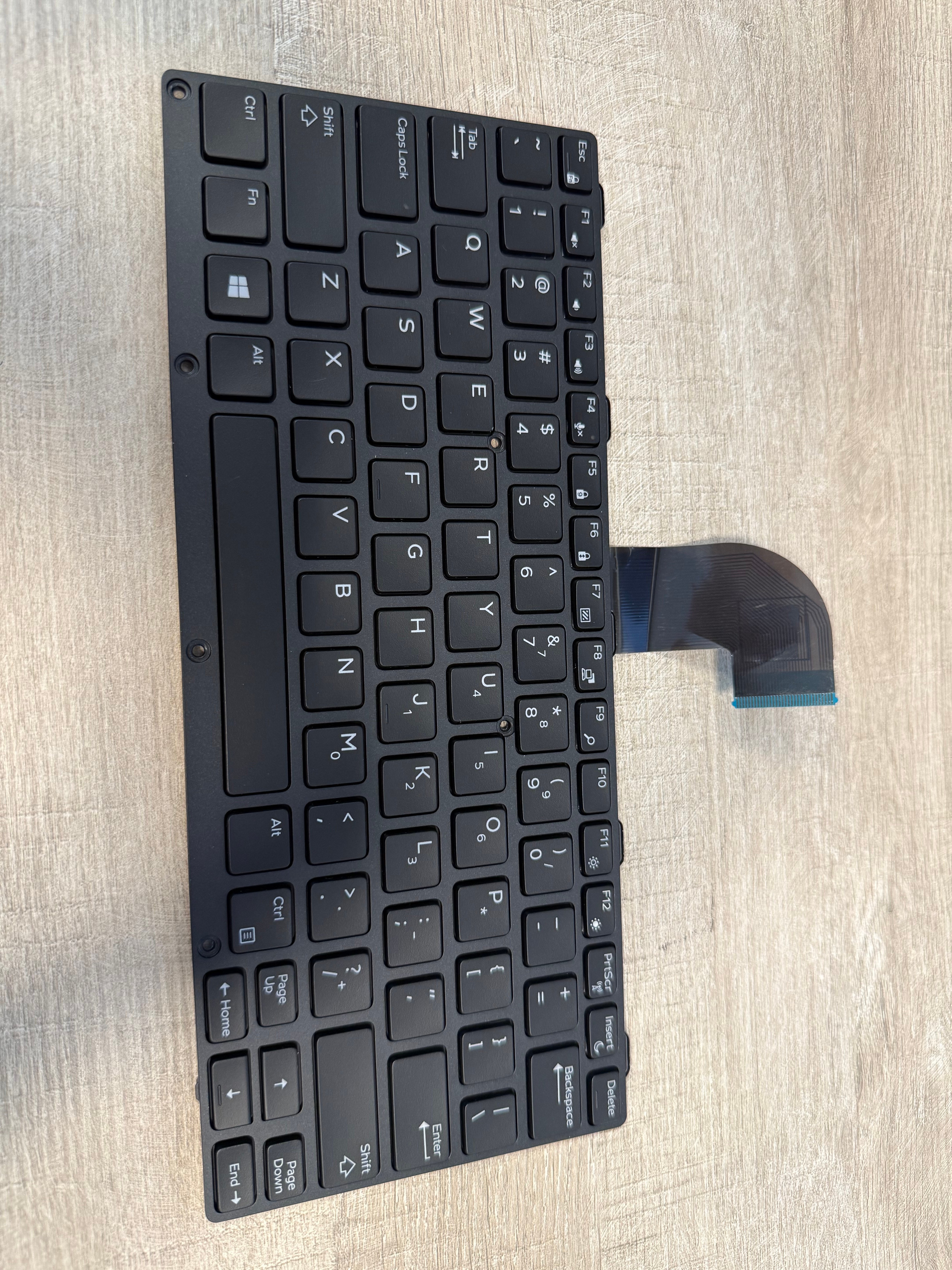 Dell Latitude Rugged QWERTY US Keyboard (5404 / 5414 / 5420 / 5424 / 7424) 0TV72J Non-Backlit - Afbeelding 1