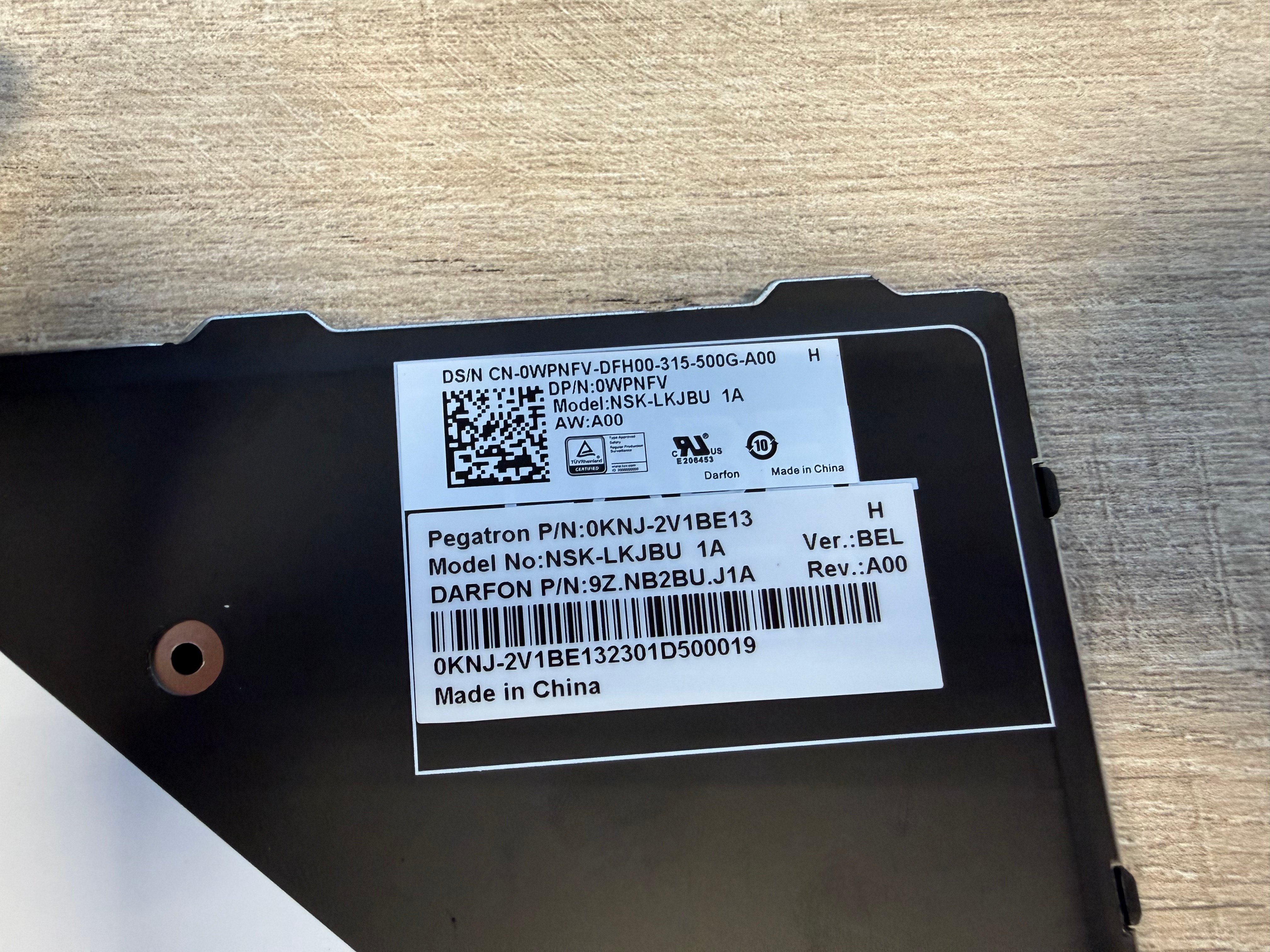Dell Latitude Rugged 5430/7330 AZERTY BE Keyboard (Backlit) 0WPNFV - Afbeelding 3