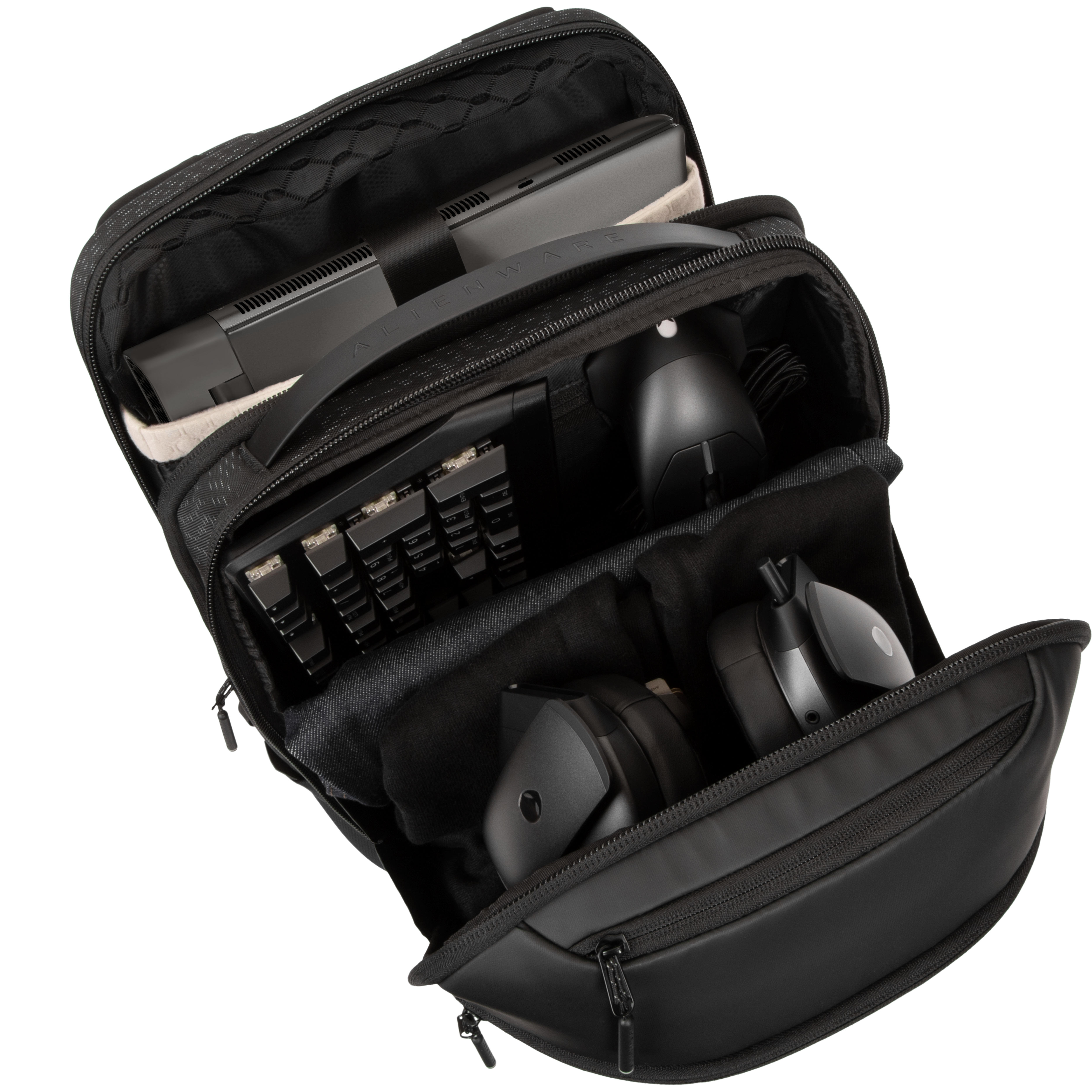 Alienware AW724P 45,7 cm (18") Rugzak Zwart - Afbeelding 4